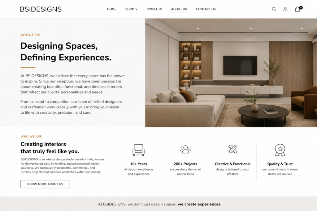 bsidesigns.com about us